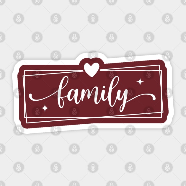 family Sticker by lumenoire